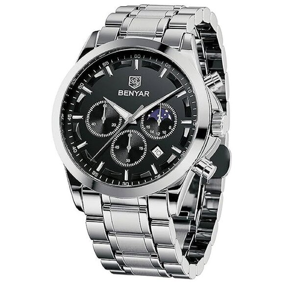 Mens Watches Analog Quartz Waterproof Wrist Watch for Men...